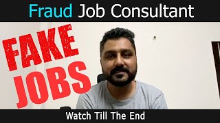 Fraud Job Consultant  Awareness video  Rohit R Gaba [upl. by Hairas197]