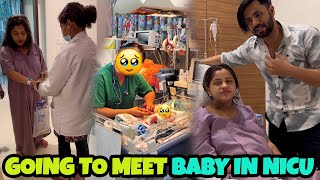 GOING TO MEET BABY IN NICU AFTER CSECTION DELIVERY  VJ PAWAN SINGH [upl. by Lihp131]