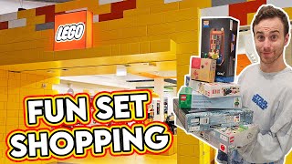 LEGO Store Shopping Fun Sets amp the New Free Gift [upl. by Derraj]