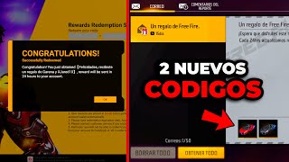 🎁 2 NUEVOS CÓDIGOS de FREE FIRE 400 Diamantes CODIGOS de FREE FIRE HOY  DICIEMBRE 2023 [upl. by Lytsirk]