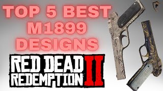 The Five Best M1899 Designs in Red Dead 2 Weapon Customization [upl. by Hamid]