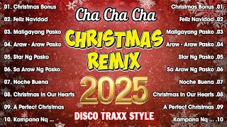 PASKONG PINOY  CHRISTMAS SONGS DISCO MEDLEY 2024  DISCO TRAXX [upl. by Sherri]