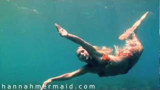 Hannah Mermaid  Live Mermaid  Underwater Model [upl. by Viddah745]