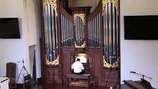 N Bruhns  Praeludium in G major  Nikolai Peek organ [upl. by Leitnahs]