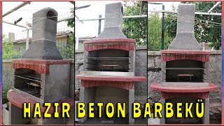 Hazır Beton Barbekü Montajı  Yapılışı [upl. by Killarney535]