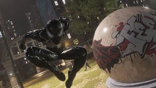 2 Minutes of Zero Assist Swinging And Gliding With Symbiote Suit  Marvels SpiderMan 2 [upl. by Rehpoitsirhc121]