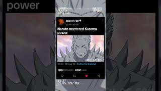 Naruto mastered Kurama power anime narutofanedit naruto narutofandom [upl. by Easton917]