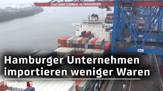 Außenhandel in Hamburg im 1 Halbjahr 2024 Einfuhr um acht Prozent gesunken [upl. by Neruat336]