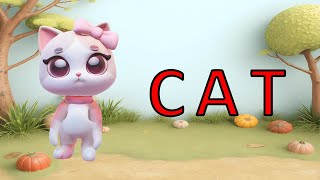 CAT the Cat  Fun Nursery Rhymes [upl. by Eemaj]