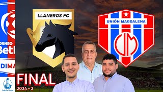 🎙️ ⚽ LLANEROS FC VS UNIÓN MAGDALENA En Vivo hoy 🔵🔴 Partido Unión Magdalena Hoy [upl. by Abrahams]