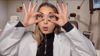 ASMR  WORST reviewed eye doctor 🤓🤭 [upl. by Yttak]