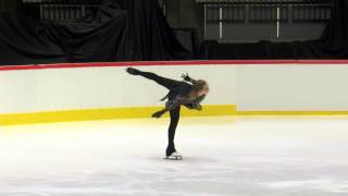 ISU 2014 Jr Grand Prix Tallinn Ladies Short Program Regina GLAZMAN KAZ [upl. by Inalaek]