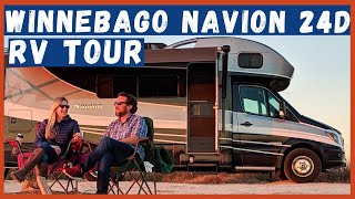 2019 Winnebago Navion 24D  Tour Our Home on Wheels [upl. by Alessandra]