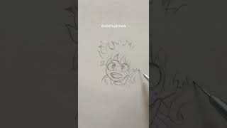 Drawing midoriya amp shoto todoroki midoriya myheroacademia shorts [upl. by Ushijima]