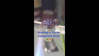 Crafting a Turtle Lampwork Bead StepbyStep 🐢🔥 [upl. by Warner726]