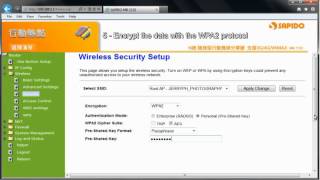 How to increase security on a Sapido MB1132 Wireless Access Point [upl. by Ykcir]