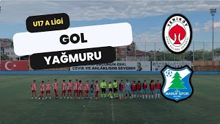 Goller Havada Uçuştu Yeniköyspor  Çankırı Maruf Spor  U17 A Ligi Maç Özeti [upl. by Wenn]