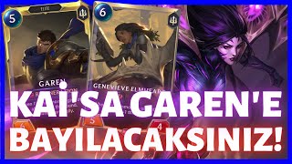 KAİSA BU METADA RESMEN MÜKEMMEL KaiSaGaren Evrilme Midrange Destesi Legends of Runeterra LoR [upl. by Reinaldo438]