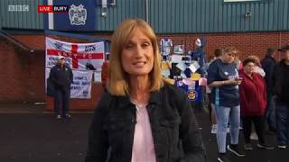 Bury FC News BBC1 North West Tonight Wed 280819 [upl. by Avner685]