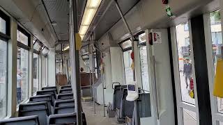 Antwerpen inside Siemens MGT613 tram nr 7274 De Lijn route 7 [upl. by Marron]