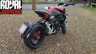 MV Agusta Brutale Dragster 800 RR walk around start and short ride [upl. by Ahseik656]