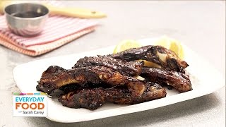 Sweet and Sticky Spare Rib Recipe  Everyday Food with Sarah Carey [upl. by Ailaht769]