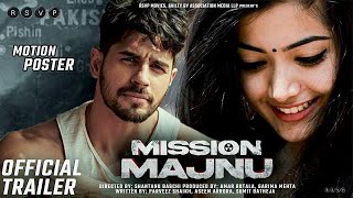 Mission Majnu  Official Concept Trailer Sidharth Malhotra  Rashmika M  Bhumika Chawla  Shantanu [upl. by Cj]