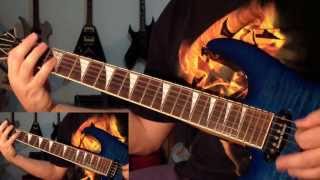 Carcass  Congealed Clot of Blood guitar cover [upl. by Eanehs486]