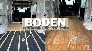 Unterkonstruktion Isolierung und VinylBoden im Van  Opel Movano  Teil 3 [upl. by Ecinaj]