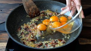 Wer Eier und Nudeln mag wird dieses Rezept lieben Einfach und sehr lecker Abendessen [upl. by Barden]