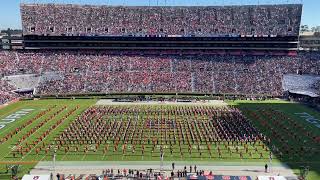 Military Appreciation amp High School Marching Honor Band Halftime  Auburn vs ULM 2024 [upl. by Aibonez]