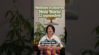 Meditație la pădurea Hoia Baciu  22 septembrie [upl. by Ahsilrac]