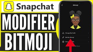 Comment Modifier Son Bitmoji Snap 2024 [upl. by Eibor]