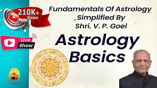 Fundamentals of Astrology Simplified By Shri V P Goel  Astrology Basics [upl. by Jerome700]