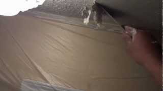 Drywallpatchkitcom How to repair textured ceilings drywall hole repair property maintenance [upl. by Ibrik]