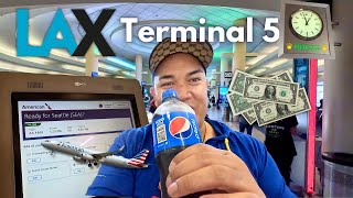 LAX Terminal 5 Insiders Guide and walkthrough 4K [upl. by Nylaehs600]