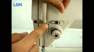 Cara Penggunaan Mesin Jahit Lurus Lockstitch Machine [upl. by Nickolaus463]