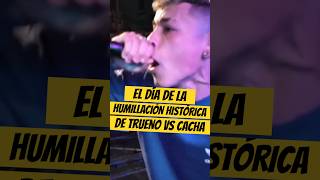 La HUMILLACIÓN HISTÓRICA de TRUENO vs CACHA🔥🥵 Trueno Cacha Freestyle fmsargentina [upl. by Haldane73]