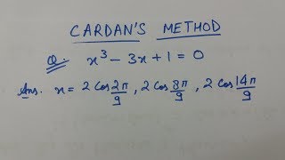 Cardan Method Q7 HINDI Important [upl. by Blanchard868]