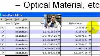 Zemax Tutorial  1  Lens Data Editor Interface [upl. by Ttelrahc]