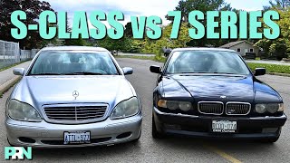 SClass vs 7 Series  2000 MercedesBenz S 500 vs 2001 BMW 740iL [upl. by Sean686]