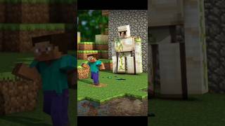 Minecraft Iron Golem Gets Revenge shorts  2024 [upl. by Noemi]