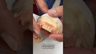 Making a tcsdentalinc FiberFlex Partial tcsdentalinc dental lsk121shorts teeth shortvideo [upl. by Garling]