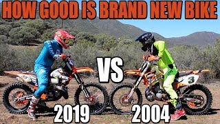 KTM 300 XC shootout 2004 vs 2019  Do you need brand new bike [upl. by Bolt]