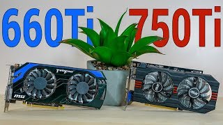 GTX 750Ti vs GTX 660Ti in 2018 [upl. by Ohara]