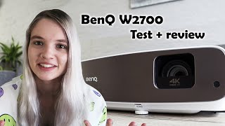 BenQ W2700 4K HDR Home Cinema Projector Test  Review [upl. by James]