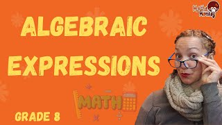 Grade 8 Algebra Algebraic expressions [upl. by Matthiew]