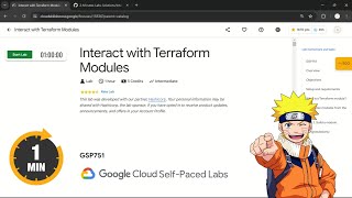 Interact with Terraform Modules  qwiklabs  GSP751 [upl. by Croom]