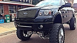 AN IN DEPTH TOUR OF MY NEW LIFTED F150 ON 40S [upl. by Yolanthe193]