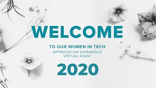 Women In Tech Event Highlights 2020 [upl. by Yesnyl205]